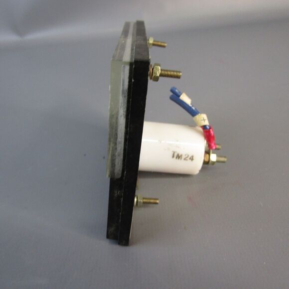 Vintage Milltronics Percent Gauge 2.75" x 3"‎ Plastic Meter Steampunk - Picture 3 of 4